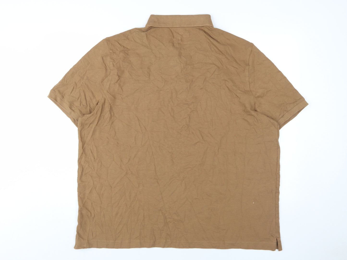 Marks and Spencer Men's Brown 3XL Polo Shirt