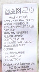 Marks and Spencer Womens Ivory Pullover Jumper Size 14