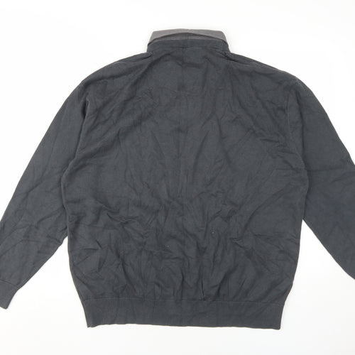 Next Men's XL Black V-Neck Pullover Jumper