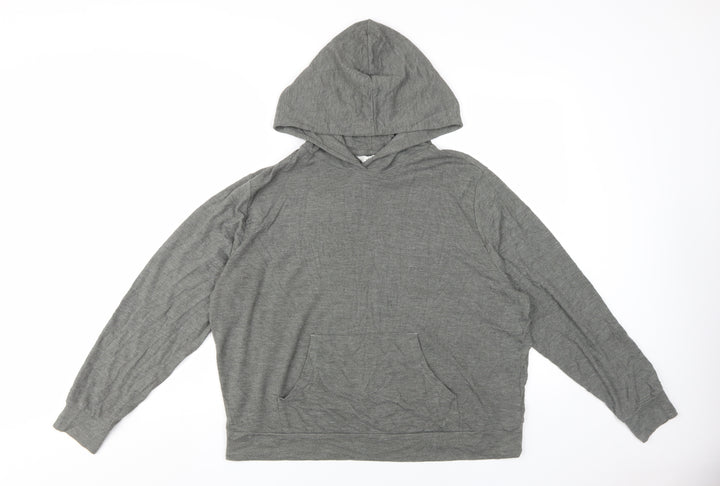 Marks and Spencer Grey Unisex L Pullover Hoodie