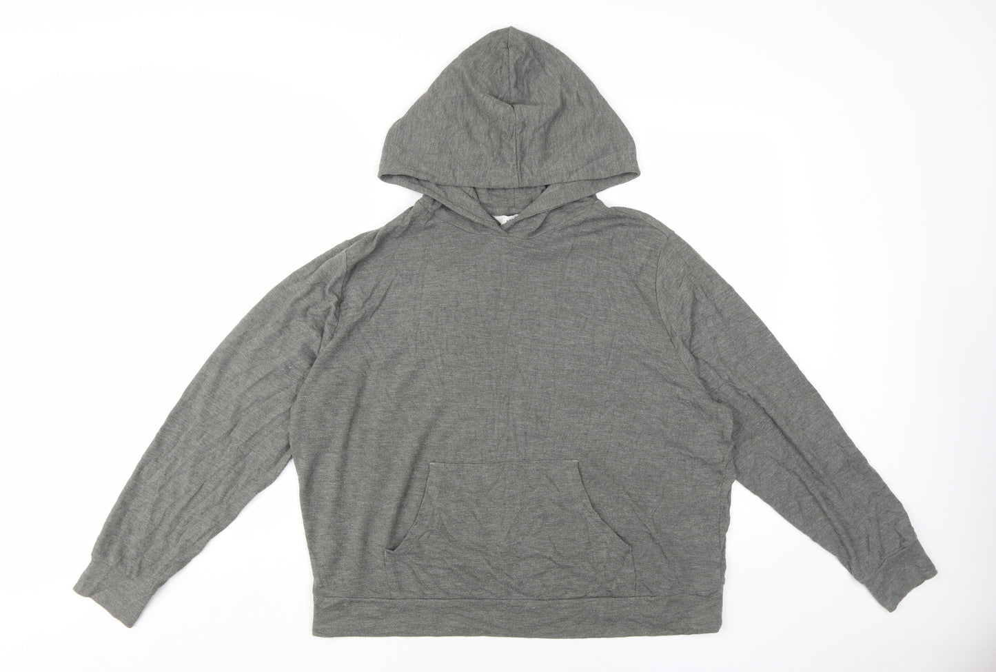 Marks and Spencer Grey Unisex L Pullover Hoodie