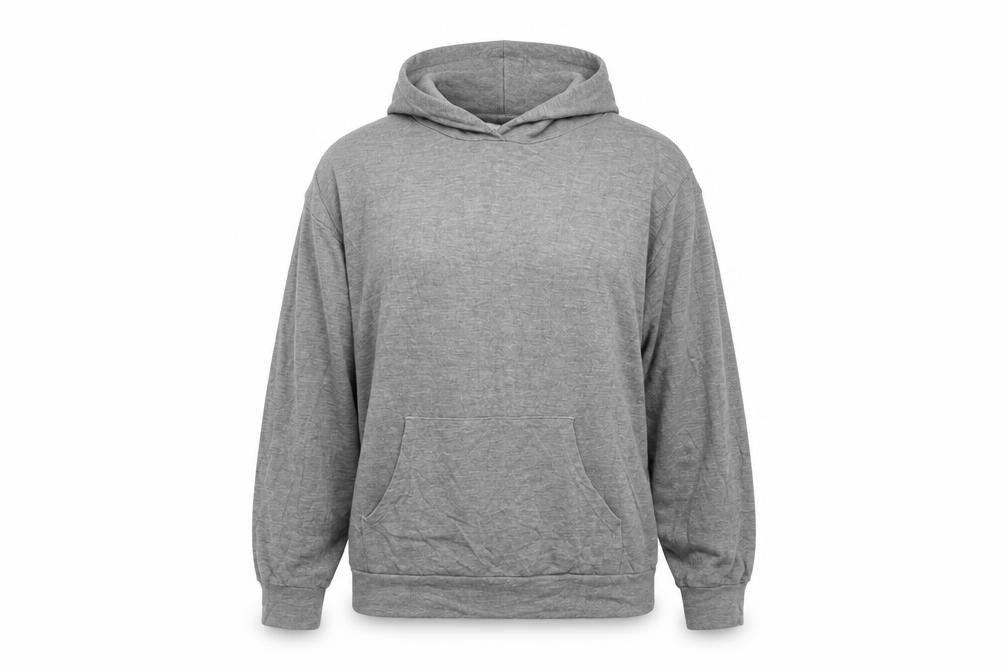 Front view of Marks & Spencer Grey unisex l pullover hoodie