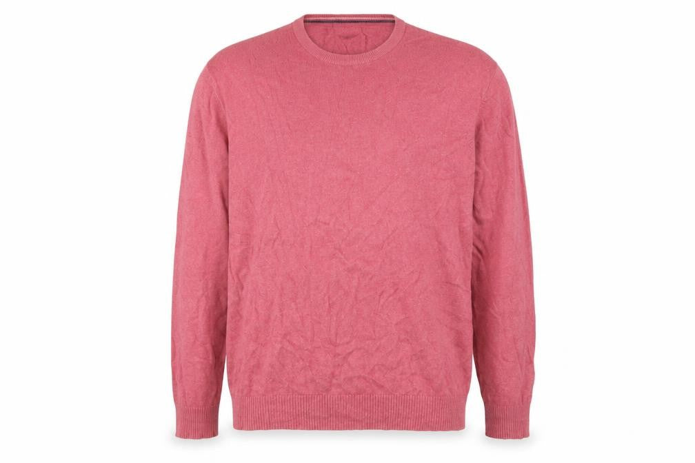 Front view of Peter Gribby Men's Red XL Cotton jumper
