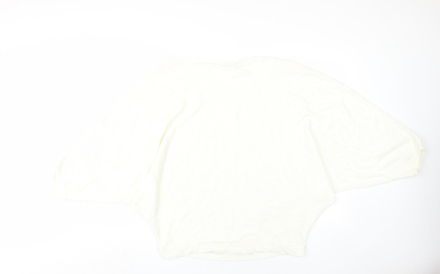 boohoo Women's White Knit Jumper M/L