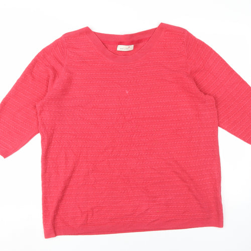 Marks and Spencer Women's Red Pullover Jumper Size 20