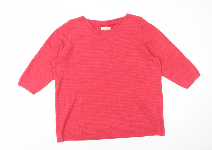 Marks and Spencer Women's Red Pullover Jumper Size 20