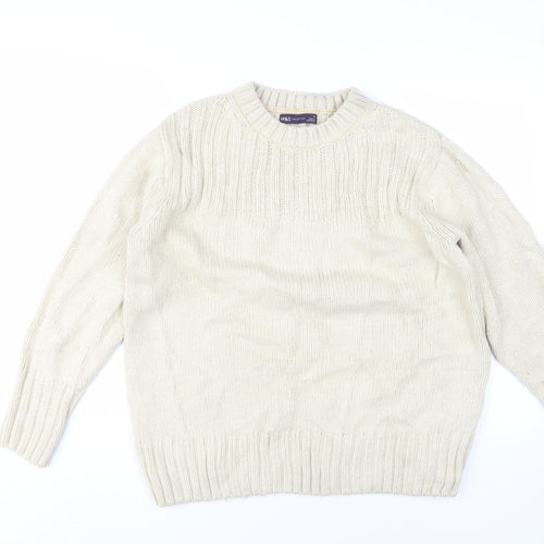 Marks and Spencer Women's Ivory M Pullover Jumper