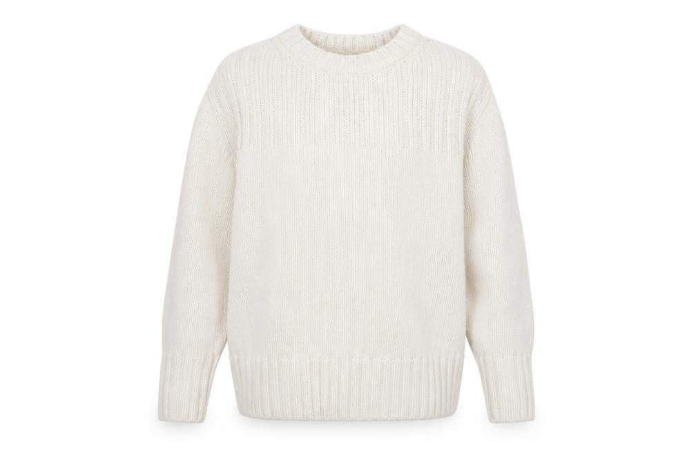 Front view of Marks & Spencer Women's Ivory M jumper