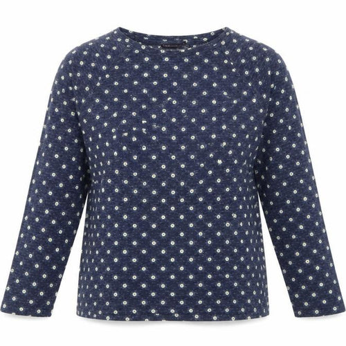 Marks and Spencer Women's Blue Floral Jersey T-Shirt