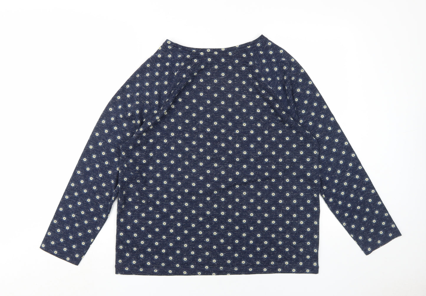 Marks and Spencer Women's Blue Floral Jersey T-Shirt
