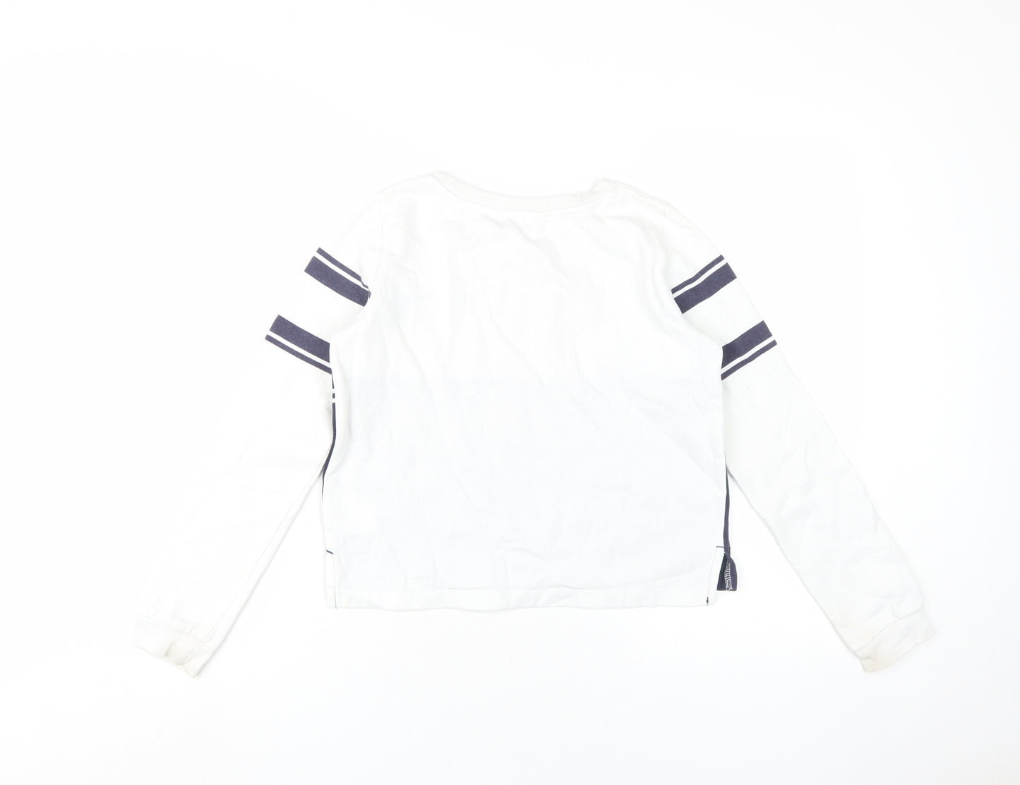 H&M Girls White 'New York' Sweatshirt 146 Pullover