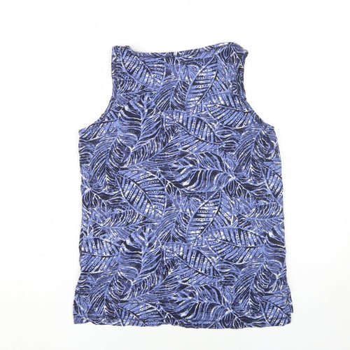 Principles Women's Blue Floral Tank Top Size 12