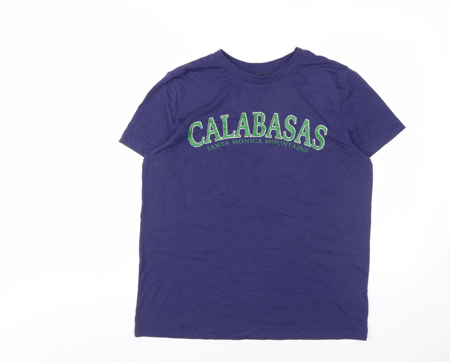Next Women's Purple T-Shirt, Size 12, Crew Neck
