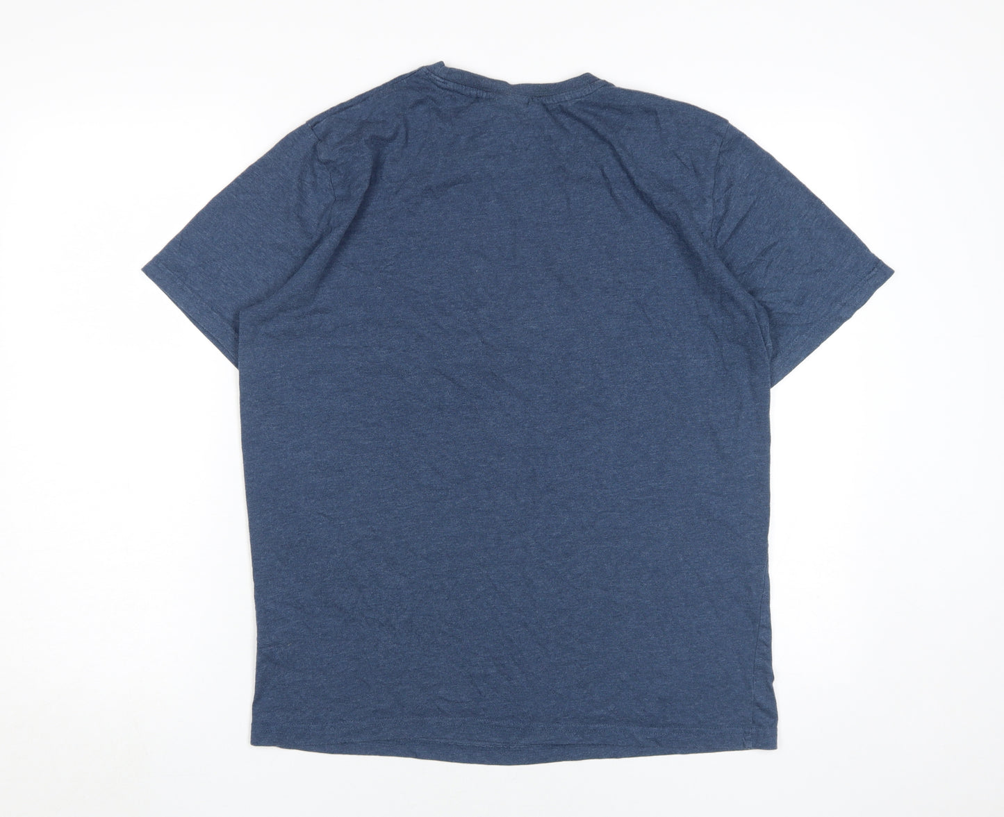 TOG24 Men's Blue Graphic Print T-Shirt, Medium