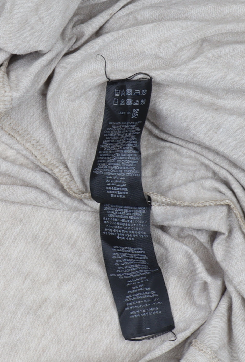 Lipsy Women's Beige Relaxed Mid-Length Coatigan Size 18