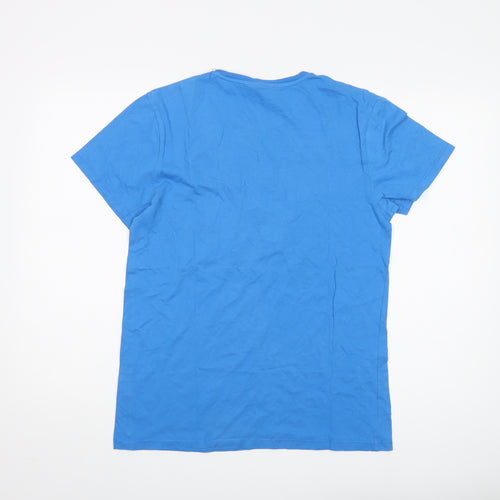 Sonic The Hedgehog Blue Men's Medium Cotton T-Shirt