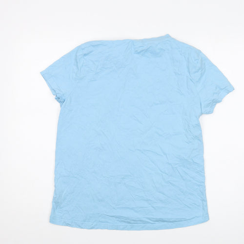 Disney Women’s Blue Stitch T-Shirt, Size S, Casual Wear