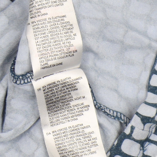 White Stuff Women's Blue Geometric Dress Size 14