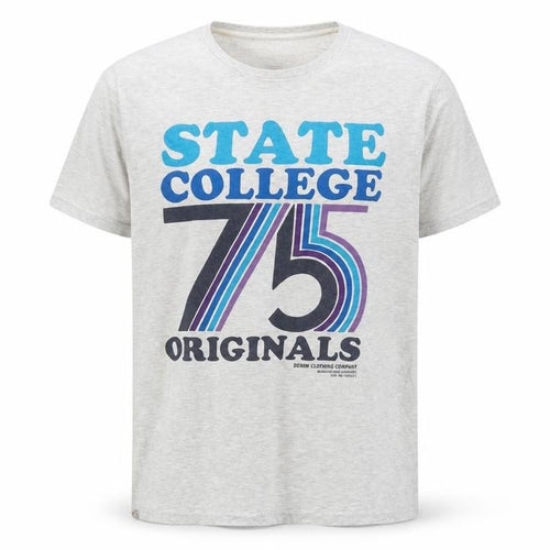 Jack & Jones Men's Grey College Graphic Tee M