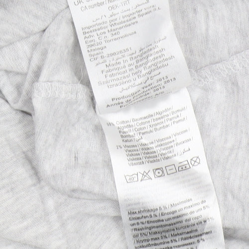 Jack & Jones Men's Grey College Graphic Tee M