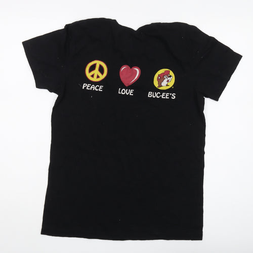 Buc-ee's Men's Black Medium Graphic Print T-Shirt