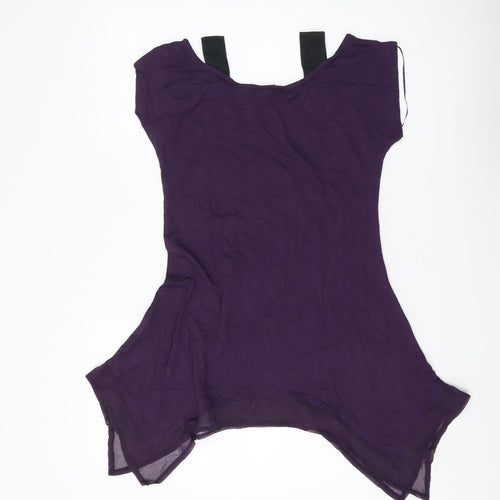 Joe Browns Women Purple Tunic T-Shirt Size 12