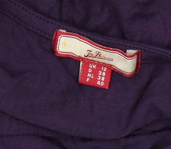 Joe Browns Women Purple Tunic T-Shirt Size 12