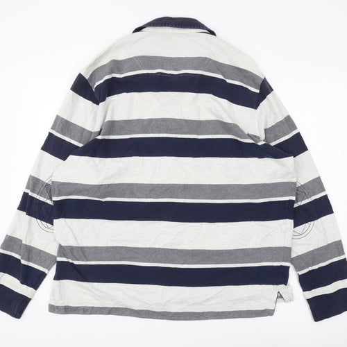 Marks and Spencer Men's Multicoloured 2XL Striped Polo