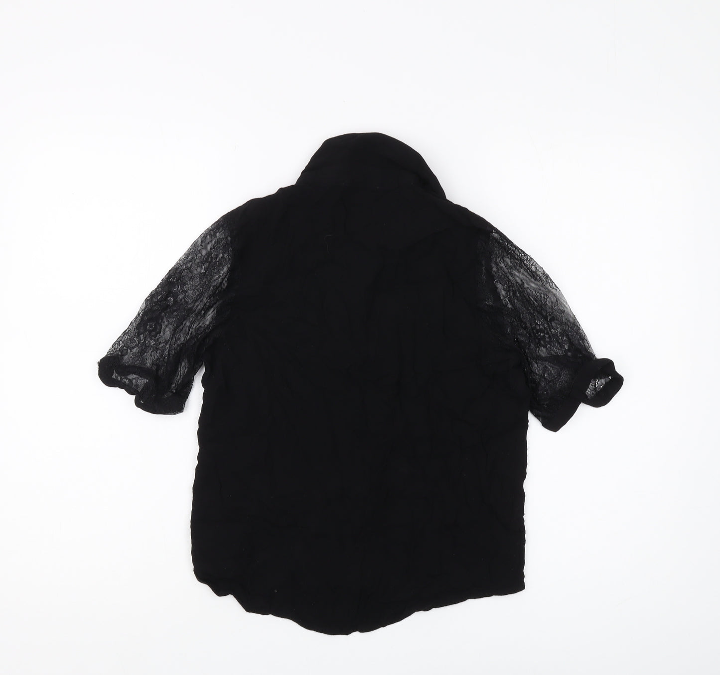 School Rag Women's Black Lace Blouse Size 2