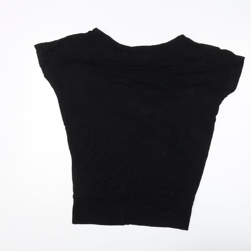 Full Volume Women's Black Butterfly T-Shirt, S
