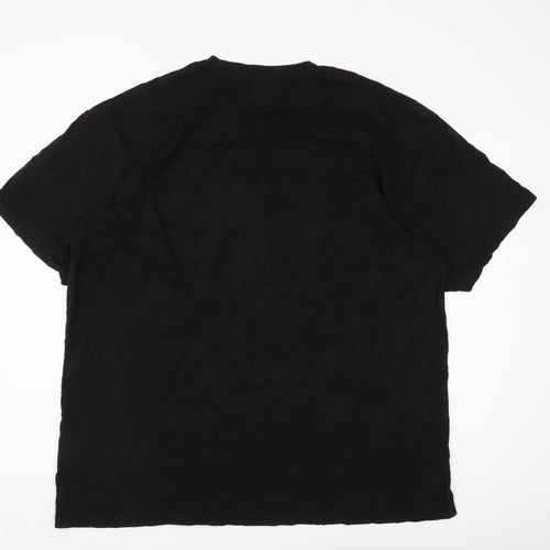 Vans Men's Black 2XL Cotton T-Shirt Classic Fit