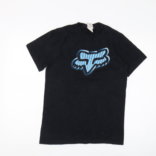 Fox Men's Black S Graphic Logo T-Shirt