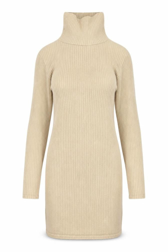 Front view of Select Women's Beige Bodycon Dress, size 10