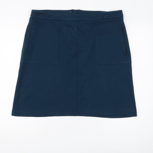 Roman Women's Blue Pencil Skirt, Size 18