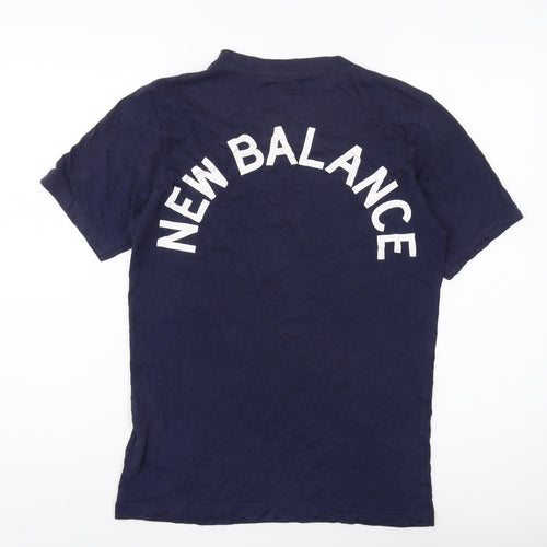 New Balance Men's Blue S Logo T-Shirt