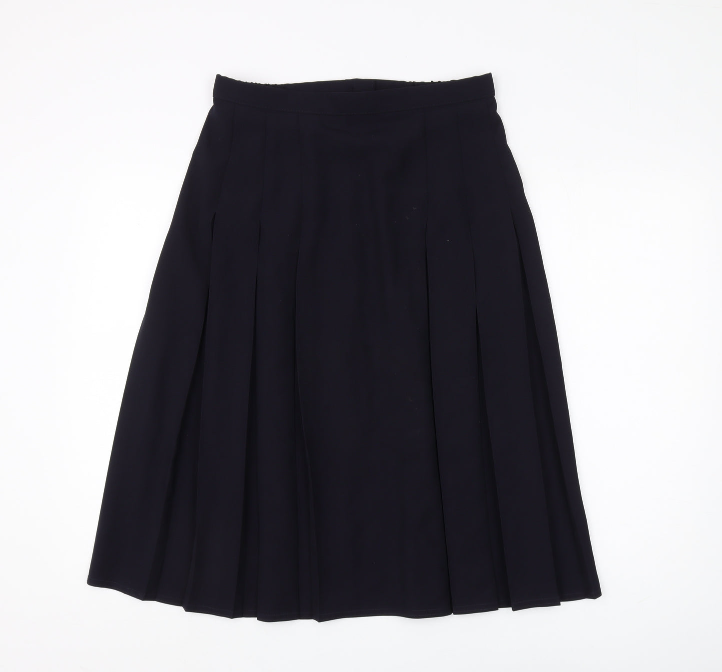 Marks & Spencer Women's Black Pleated Skirt Size 14