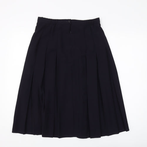 Marks & Spencer Women's Black Pleated Skirt Size 14