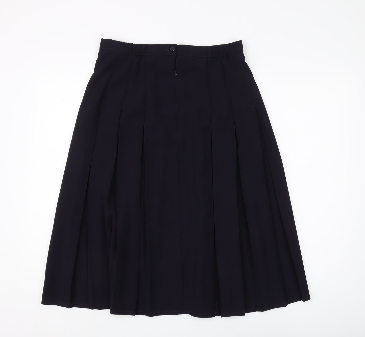 Marks & Spencer Women's Black Pleated Skirt Size 14