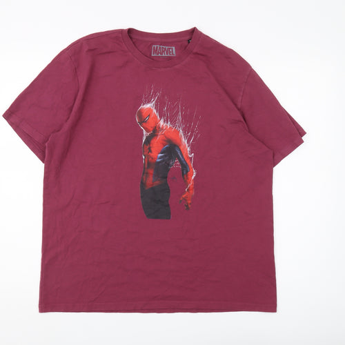 Marvel Men's XL Red Spider-Man T-Shirt