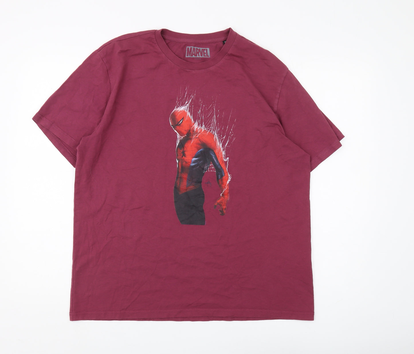Marvel Men's XL Red Spider-Man T-Shirt