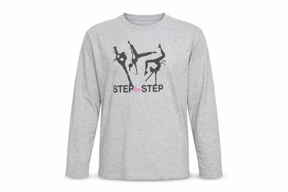 United Colors of Benetton Boys Grey Graphic Long Sleeve T-Shirt 3XL