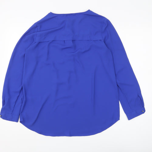 Marks and Spencer Women's Blue Blouse UK Size 12