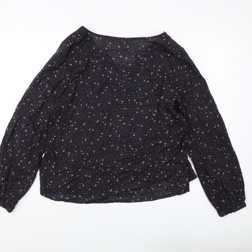 Principles Women's Black Geometric Tunic Blouse 10