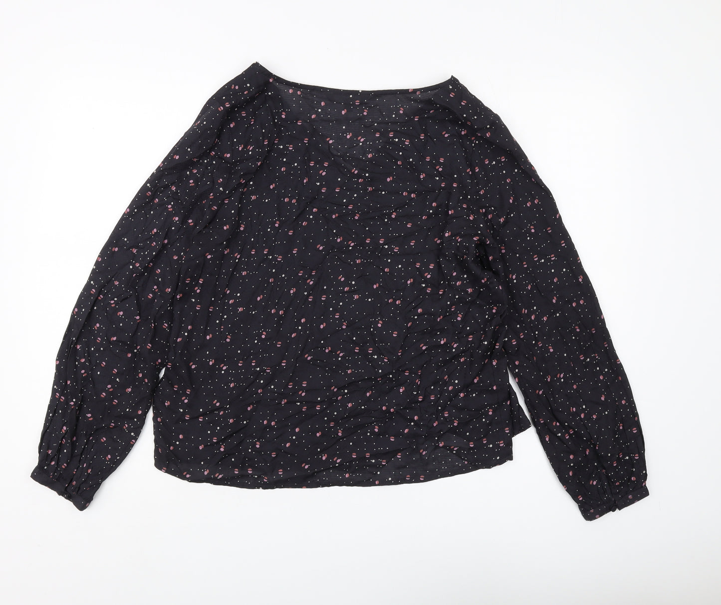 Principles Women's Black Geometric Tunic Blouse 10