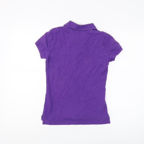 Ralph Lauren Women's Purple Polo Shirt - Size S