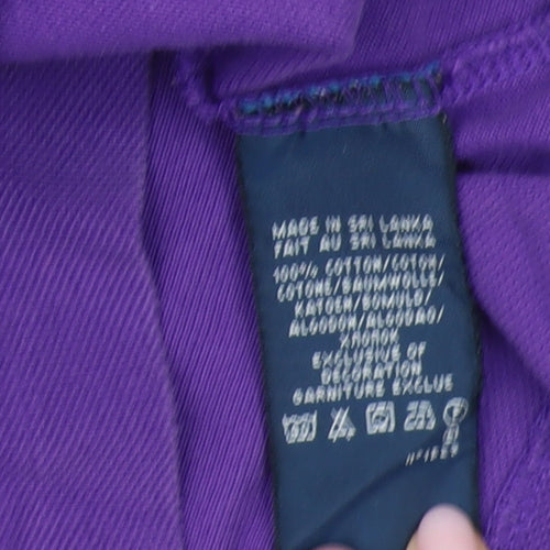 Ralph Lauren Women's Purple Polo Shirt - Size S