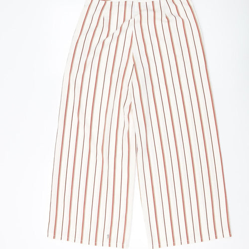 New Look Women's Multicoloured Striped Cropped Trousers