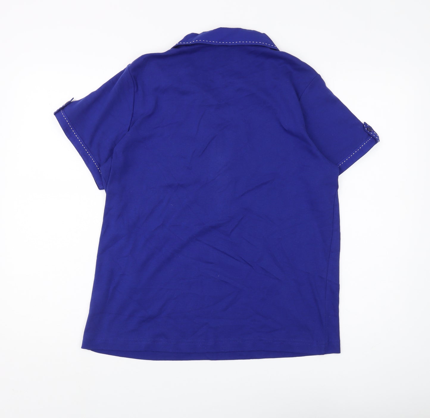 Maine New England Women's Blue Polo Shirt Size 18