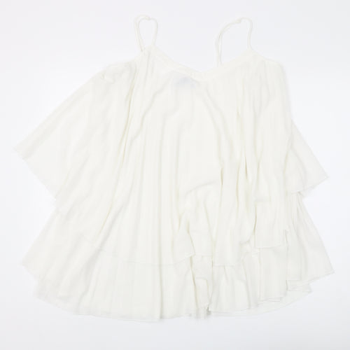 Zara Women's White Camisole Blouse Size 14