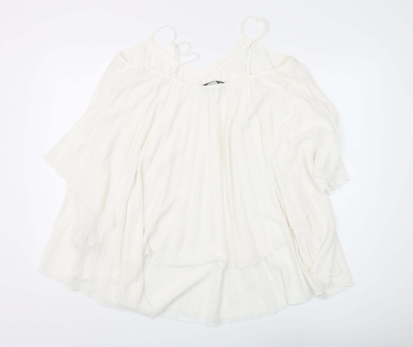 Zara Women's White Camisole Blouse Size 14